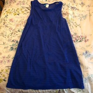 Blue beach coverup dress
